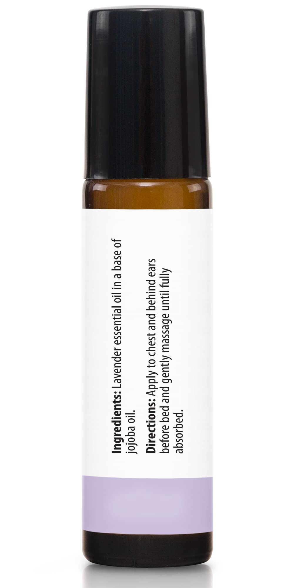 Lavender Essential Oil Roll On, Pure Lavender Essential Oil and Jojoba Oil for Relaxation and Skin Application, Leak-Proof Rollerball (10 mL)