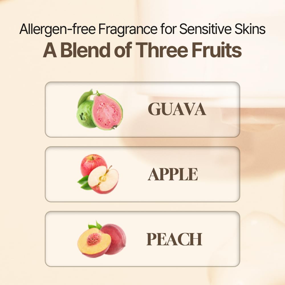 HEVEBLUE Salmon Fruity Centella Body Travel Kit - Body Cream & Body Wash Set, Sensitive Skin, Korean Bodycare, Hypoallergenic, Allergen-free, Salmon PDRN, Travel Size, Bodycare Set