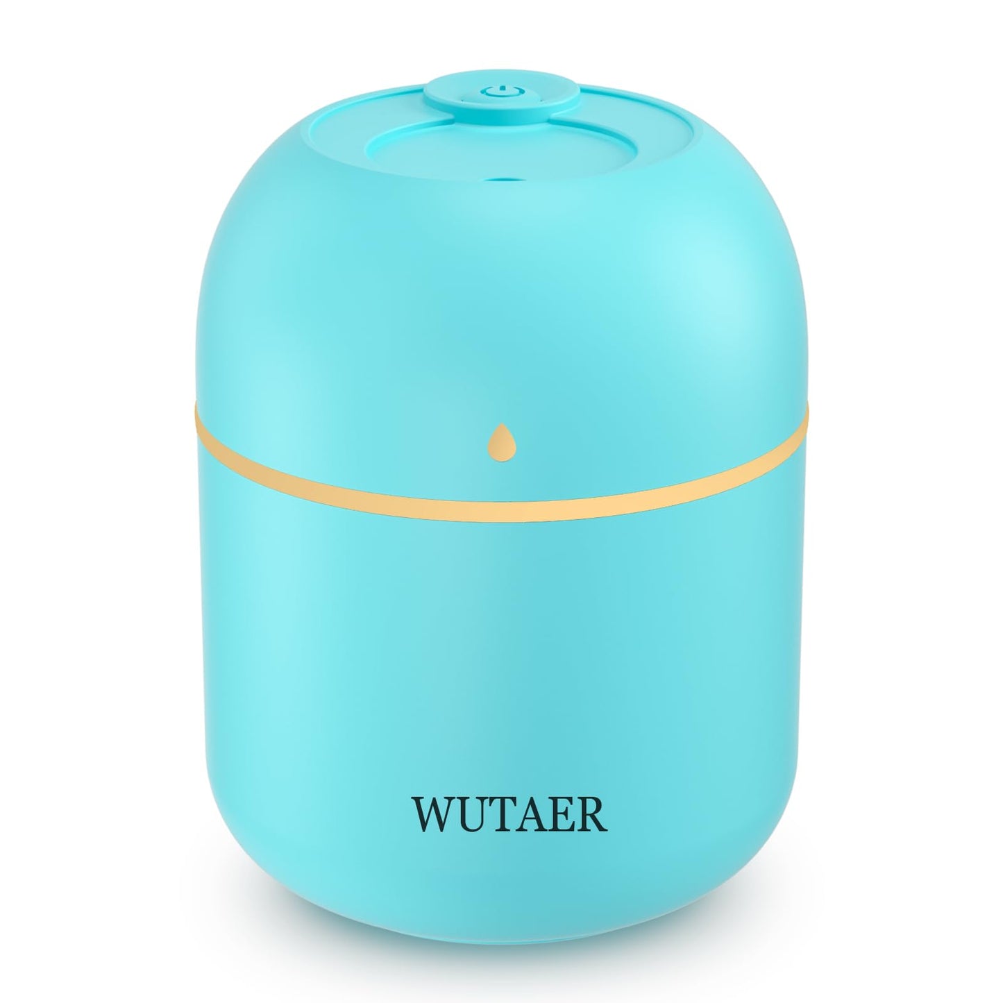 Portable Small Humidifier, WUTAER USB Personal Desktop Humidifier for Car, Office Room, Bedroom, Auto Shut-Off, 2 Mist Modes, Super Quiet(220ml, Green)