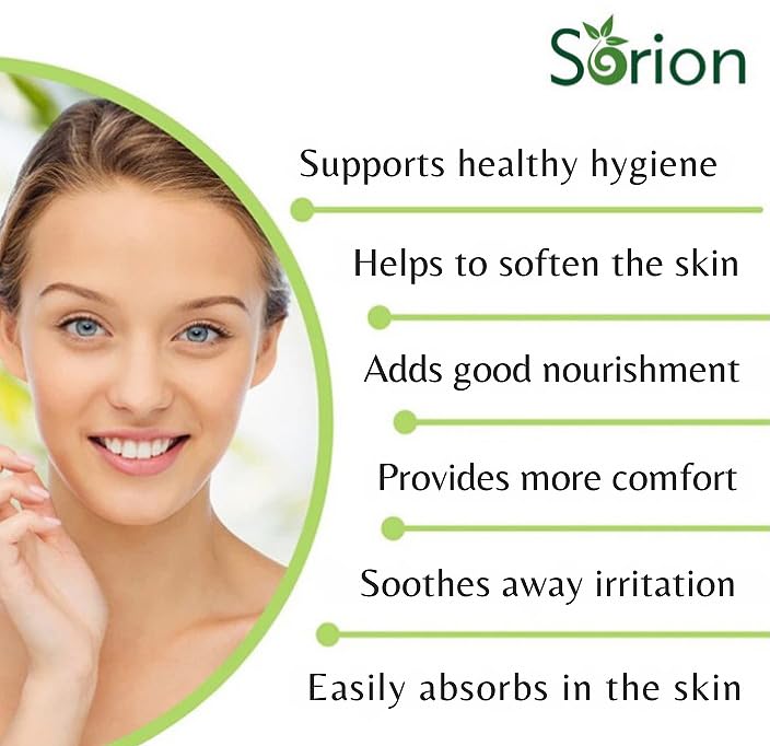 Sorion Soap for Face and Body - Bar Soap to Smooth and Comfort Dry, Itchy, Flaky Skin with Coconut Oil, Turmeric, Pala Indigo Essential Oils Soap Bar