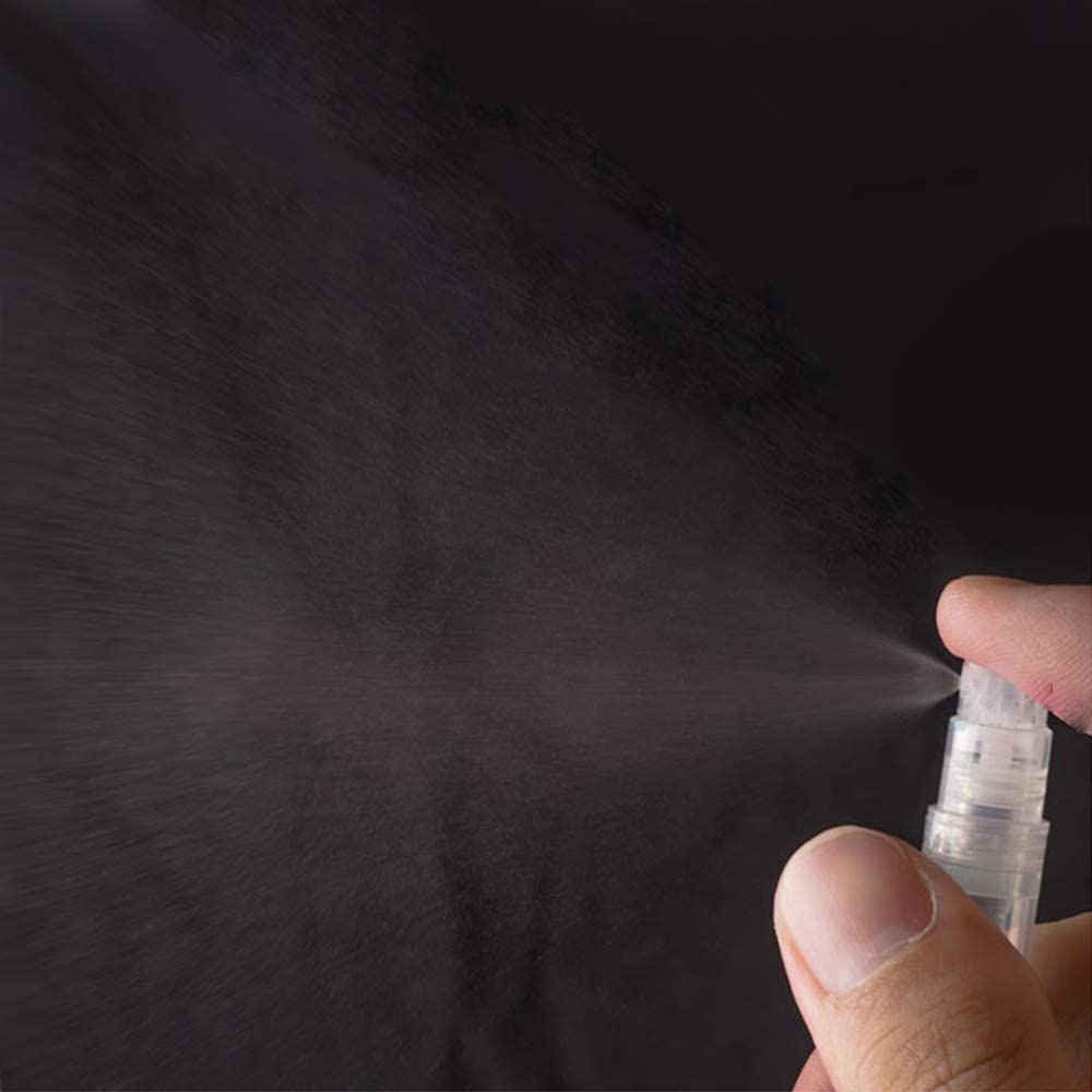 Mini Perfume Bottle 3ml 100pcs, Small Refillable Spray Bottle, Perfume Mouthwash Bottle for Cleaning, Travel, Essential Oils