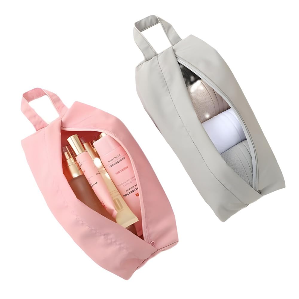 NentMent 3 Pack Travel Socks Organizer Bag with Zip Handle Compression Underwear Mini Storage Pack Pouch for Packing Cubes Suitcase Luggage Ties Panties Cosmetics Sundries Essentials Lingerie