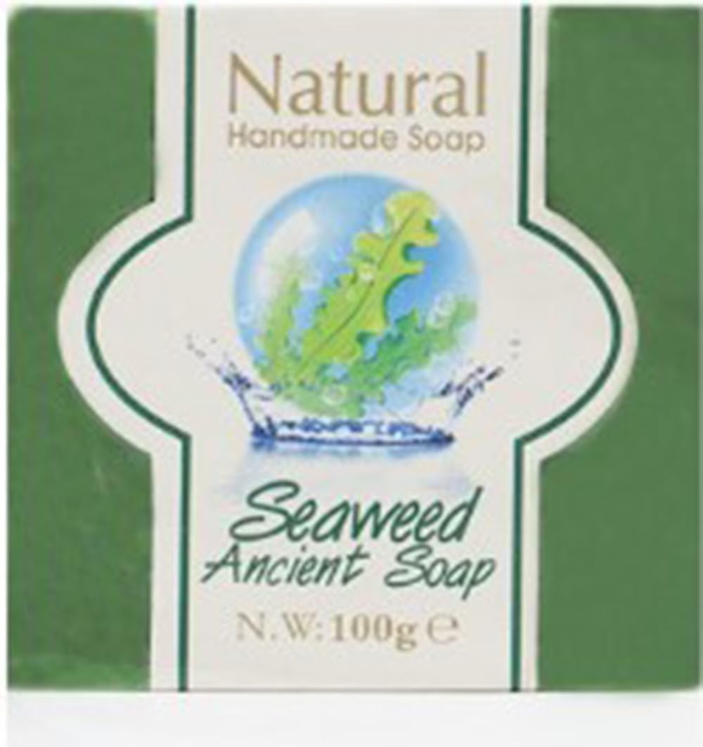 kastu Seaweed Soap Bar for Face & Body,Moisturizing,Softer Skin,Natural Handmade,Hypoallergenic Beauty Bar Sensitive Skin With Gentle Cleanser,Men Women