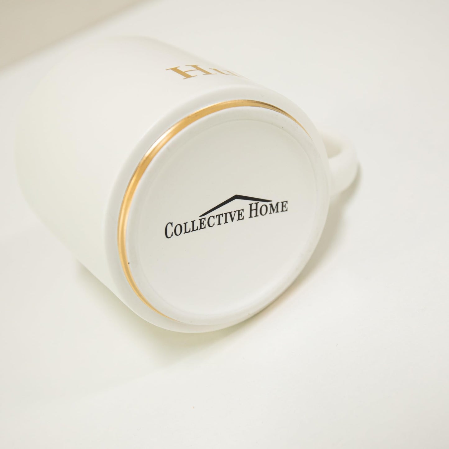 COLLECTIVE HOME - Mr. & Mrs. Ceramic Mugs, Wedding Gift Set, Perfect Luxury Couple's Gift, Elegant Design, Premium Ceramic, 2-Piece Set (Hubby & Wifey)