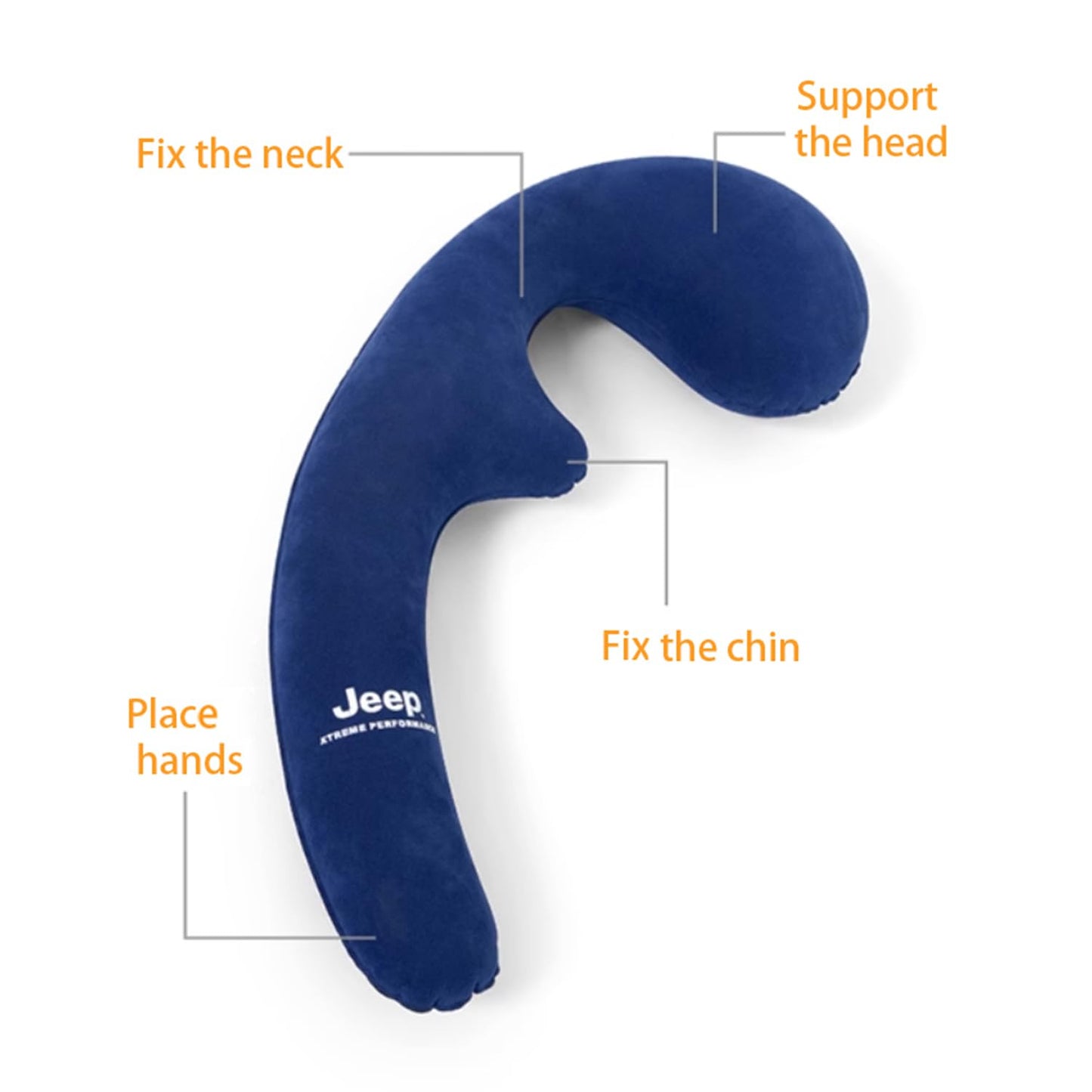 galactruly Inflatable Neck Pillow for Traveling on Plane, Inflatable Travel Pillows for Airplanes, Kids Body Pillow, Kids Neck Pillows for Travel, Airplane Pillow for Long Flights