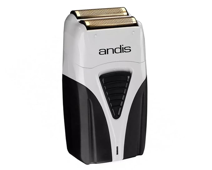 Andis TS-2 17255 Pro Foil Lithium Titanium Foil Shaver, Cord/Cordless, Smooth Shaving Cordless Shaver with Charger, Black