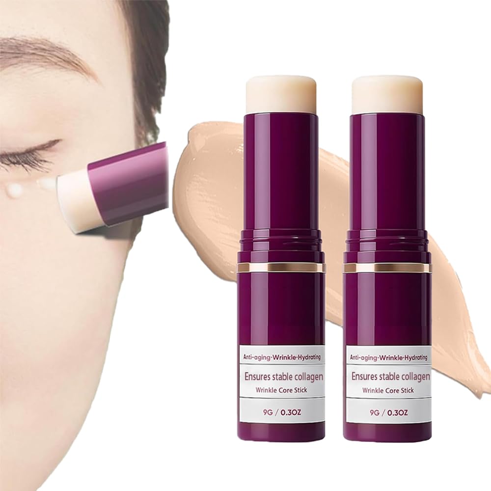 2PCS Calcium Multi Balm, cementerre calcium multi balm，Korean collagen moisturizing stick, anti wrinkle moisturizing cream for intensive repair, firming skin, suitable for eyes, neck and face