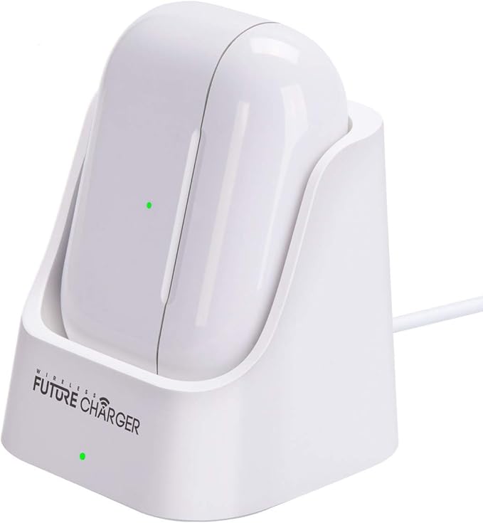 AirPods Wireless Charger - Compatible with AirPods 4/3/2 & Pro 2, Active Noise Cancellation, White
