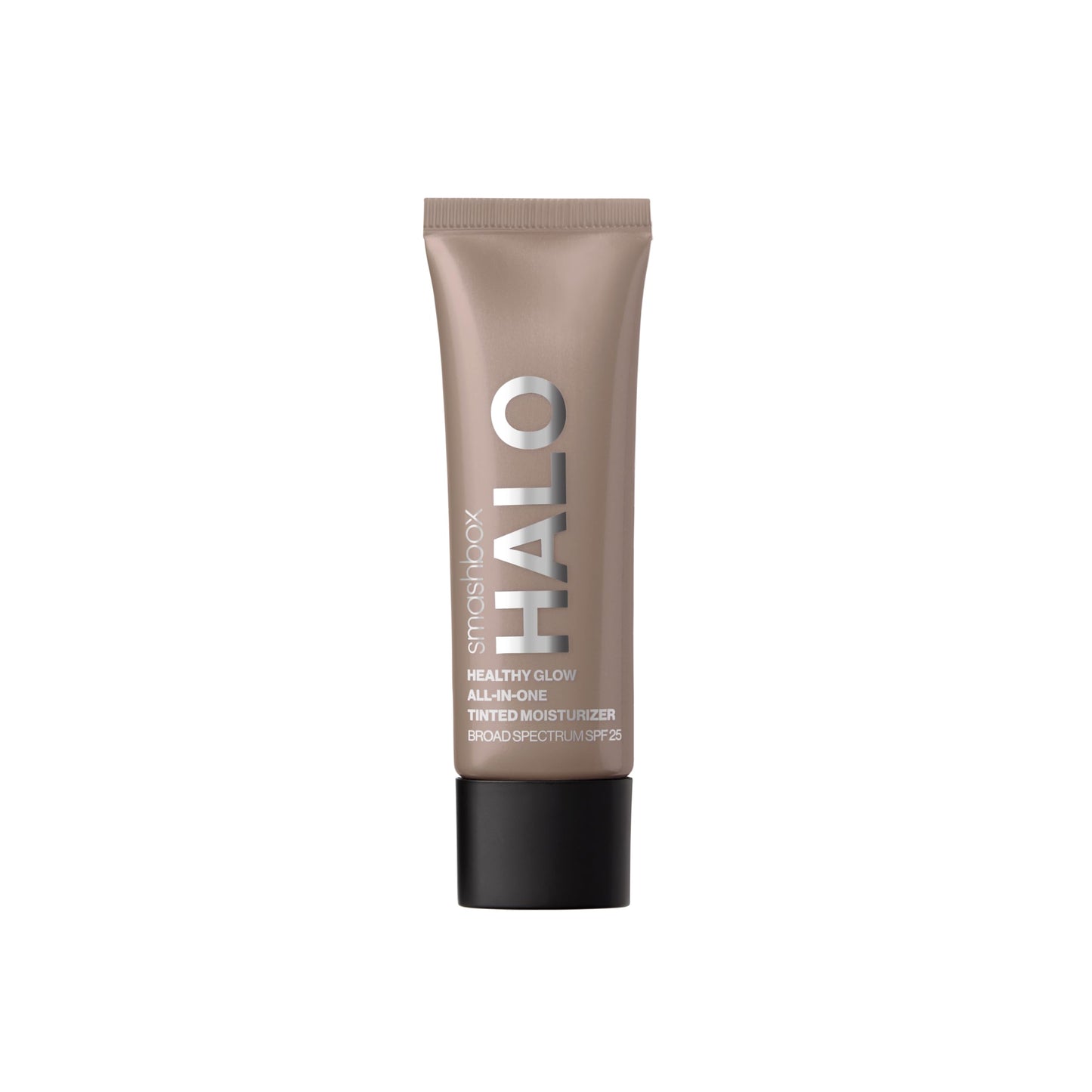 Smashbox Halo Healthy Glow All-In-One Tinted Moisturizer SPF 25 | Hydrating, Long Wearing, Tinted Moisturizer with SPF | Hyaluronic Acid, Mini, 0.41 Fl Oz, Light Medium