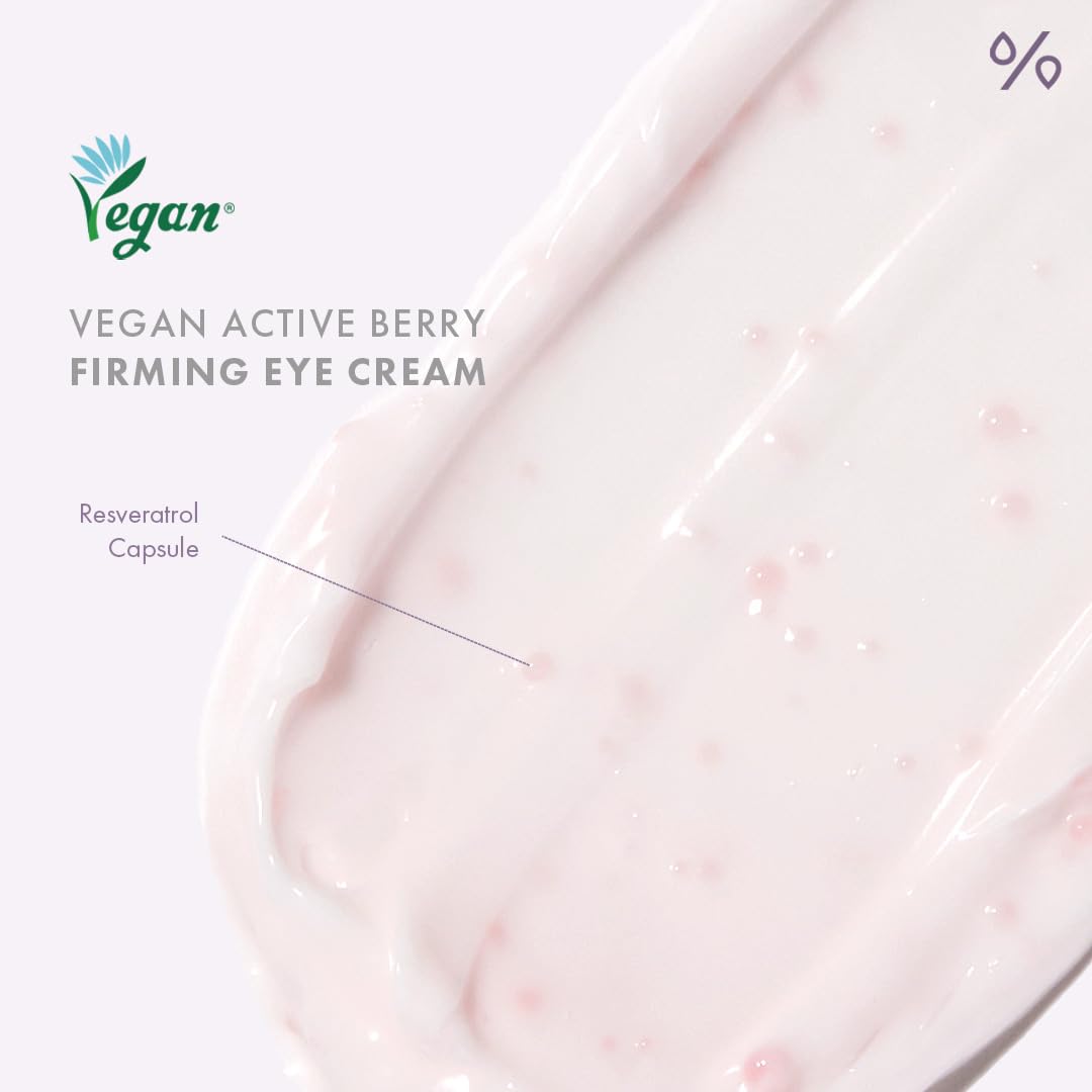 leegeehaam Dr.Ceuracle Vegan Active Berry Firming Eye Cream with Applicator (32g / 1.12 oz.) - Hydrating Resveratrol Eye Treatment for Dark Circles and Puffiness