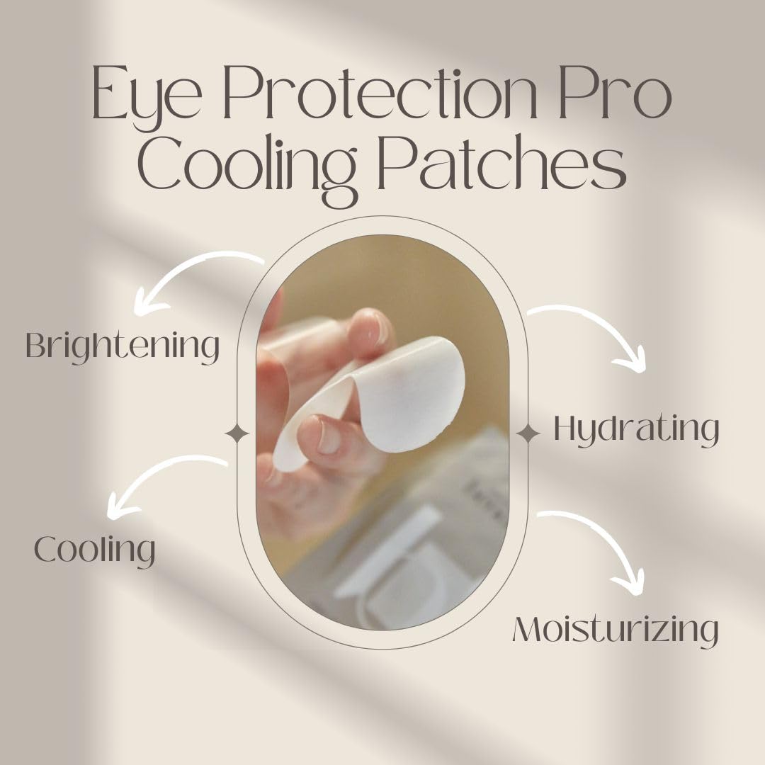 BENOUGH [Dark Circles & Puffy Eyes Treatment Korean Sheet Mask] Lint-Free Eye Perfection Pro Cooling Patches 20 Pack - Hydrogel Under Eye Pads, Hyaluronic Acid, Caffeine, Eyelash Extension Application