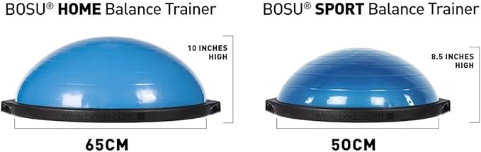 BOSU Sport Balance Trainer, Travel Size Allows for Easy Transportation and Storage, 50cm,
