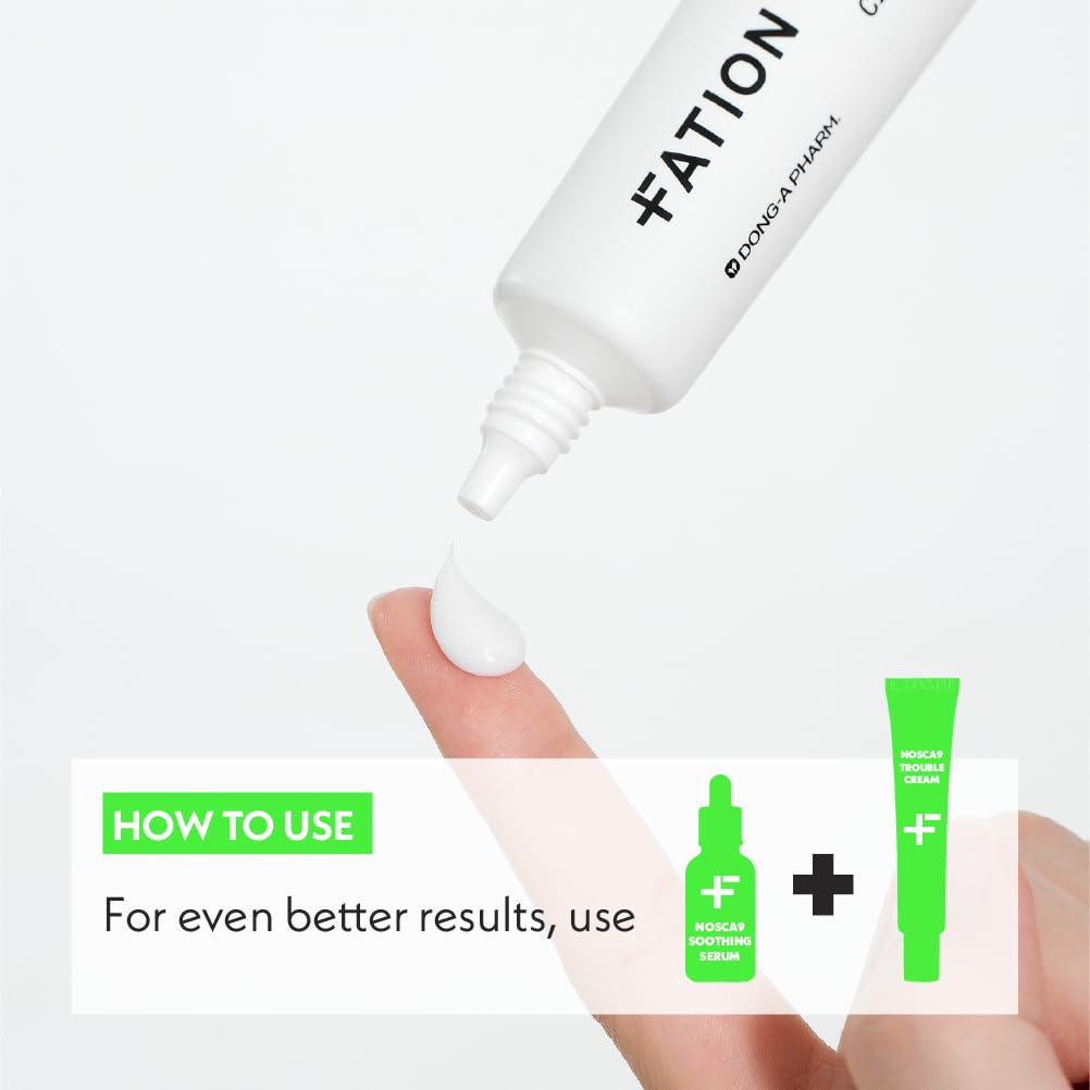 NOSCA9 Soothing Cream S - Soothing Barrier Cream with 5-Layer Ceramide Complex & Live Fresh Cica, For Sensitive & Irritated Skin, Korean Skincare (1.52 Fl Oz)