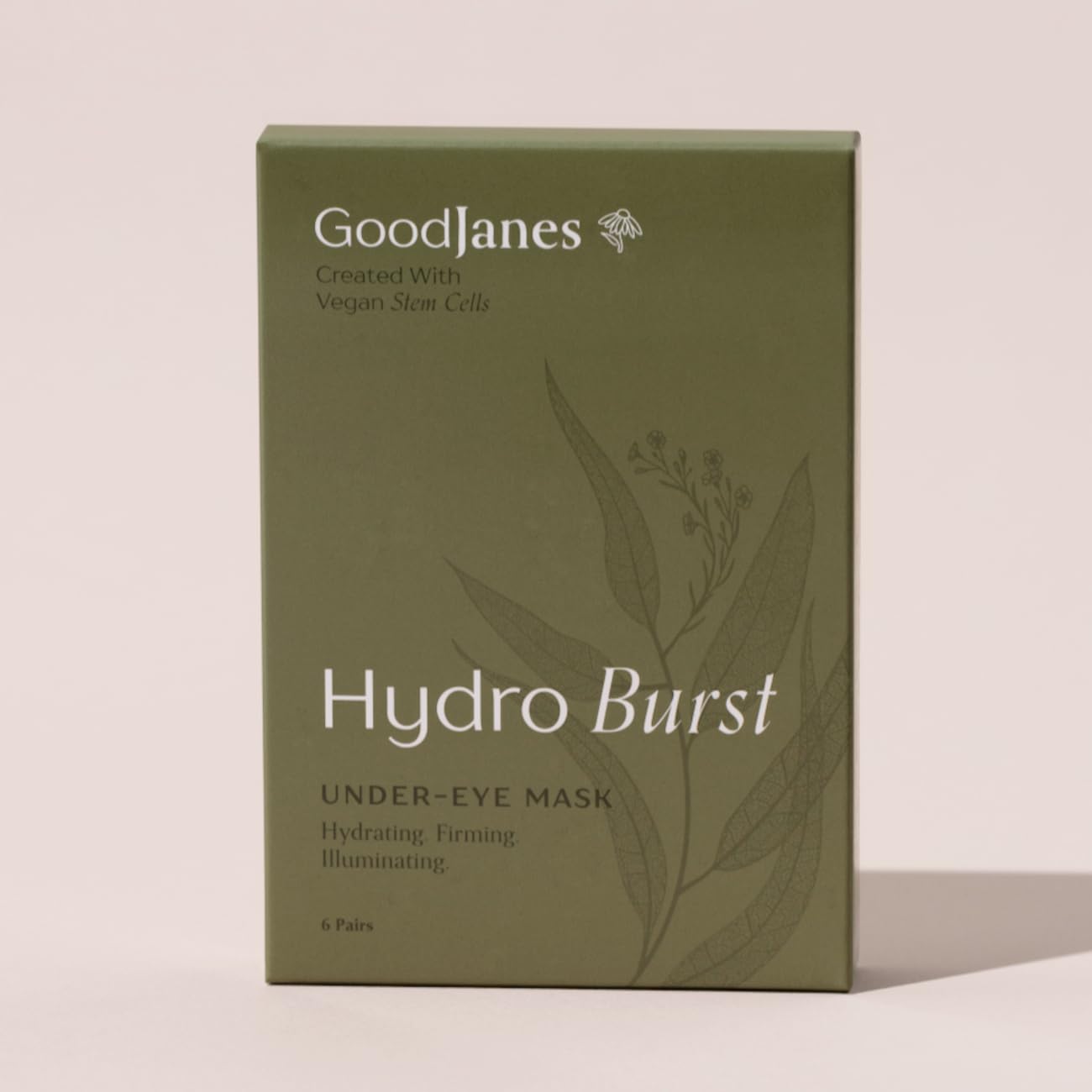 GoodJanes Hydro Burst Under Eye Patches - Puffy Eyes and Dark Circles Treatment | Hydrating, Antioxidant & Revitalizing Eye Patches for Wrinkles, Fine Line Reduction & Eye Bags (6 Pairs)