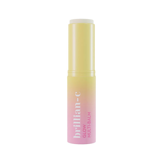 The Crème Shop BRILLIAN-C Glow Multi-Balm - Makeup Primer, Moisturizer & Lip Balm - Made in Korea - Vitamin C Balm Stick