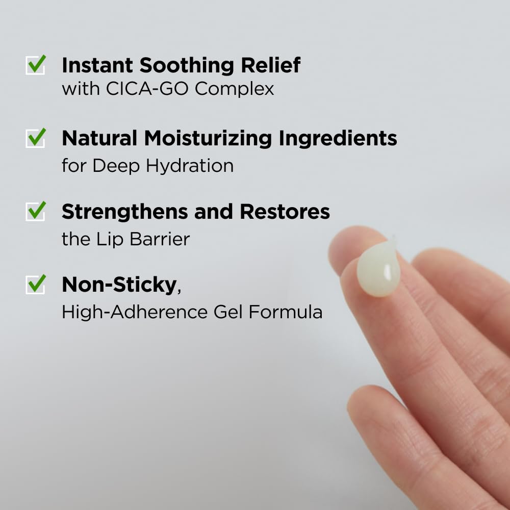 CICAGO Cica Lip Balm, Daily Hydrating Lip Balm for Dry & Chapped Lips, Deep Moisture & Soothing Cica Care, Korean Skin Care (0.34 fl. oz, 10g)