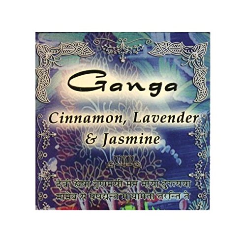 Prabhuji's Gifts Ganga Hand-Rolled Spiritual Incense Sticks from India - Aromatic Sticks - Stick Incense for Meditation - Yoga, Relaxation, & Aromatherapy Incense - Cinnamon, Lavender, and Jasmine