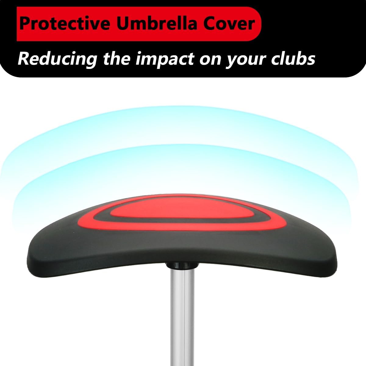 LOVACE Golf Travel Bag Support System, Golf Club Travel Protection Kit (Red)