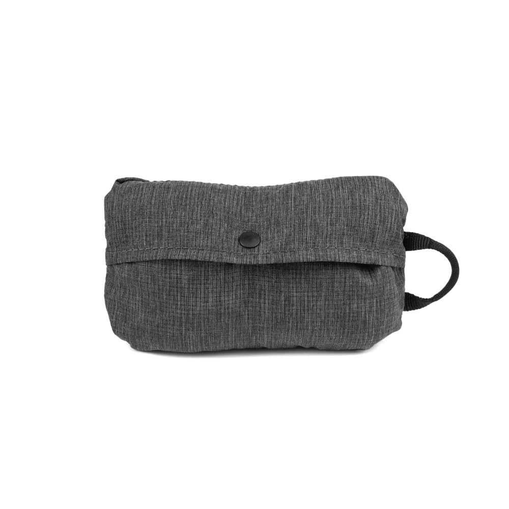 Peak Design Packable Shopping Tote, Charcoal, Zippable Ultralight Carry-All, Self-Healing Ripstop Shell, Microfiber Strap, Internal Pocket, Weather-Resistant Foldable Bag, Tote Bag for Women and Men