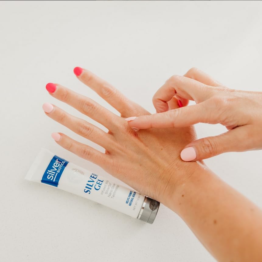 American Biotech Labs Silver Biotics Patented Multivalent SilverSol 20 PPM Soothing Skin Gel | Versatile 4.0 oz for Skin Comfort and Wellness