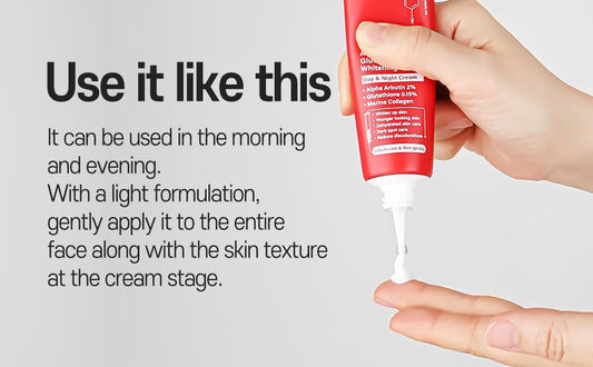 CARE:NEL Whitening Cream for face Korea Derma Alpha Arbutin Glutathione 1.52fl.oz/45ml