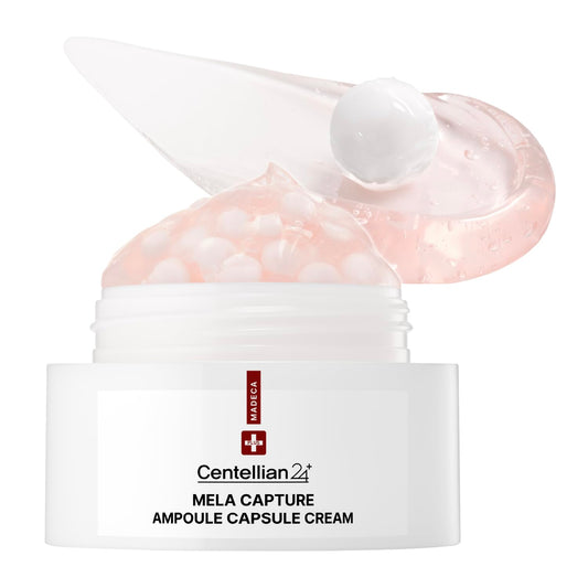 CENTELLIAN 24 Madeca Mela Capture Ampoule Capsule Cream | Brightening & Anti-Aging Face Moisturizer with Peptides & Centella Asiatica, Hydrating & Firming Korean Skincare Cream, 1.85 fl oz (55ml)