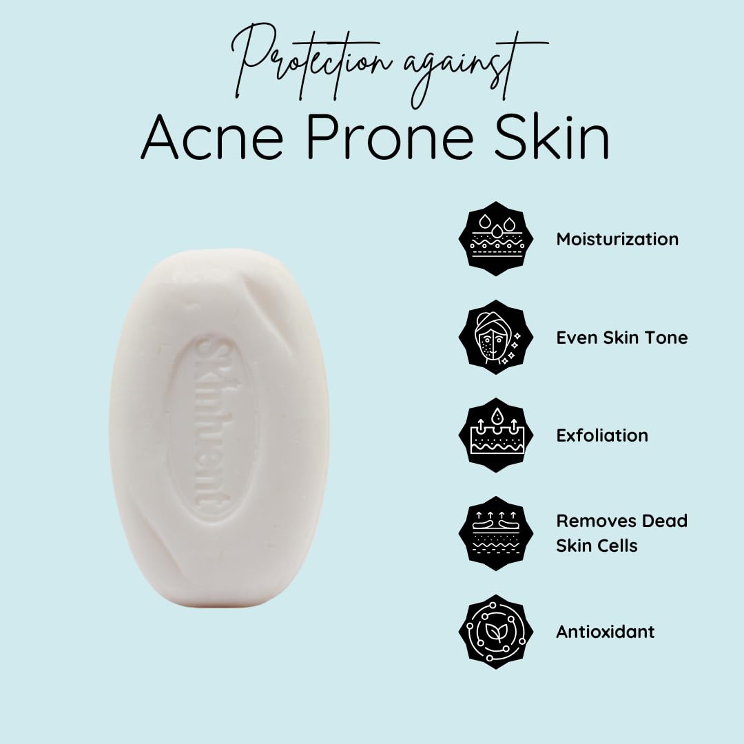 Skinluent Goat Milk Soap with Arbutin & Macadamia Seed Oil – Hydrating & Brightening Face & Body Bar – Gentle, Nourishing Cleanser for Soft, Radiant Skin – 4.4 oz