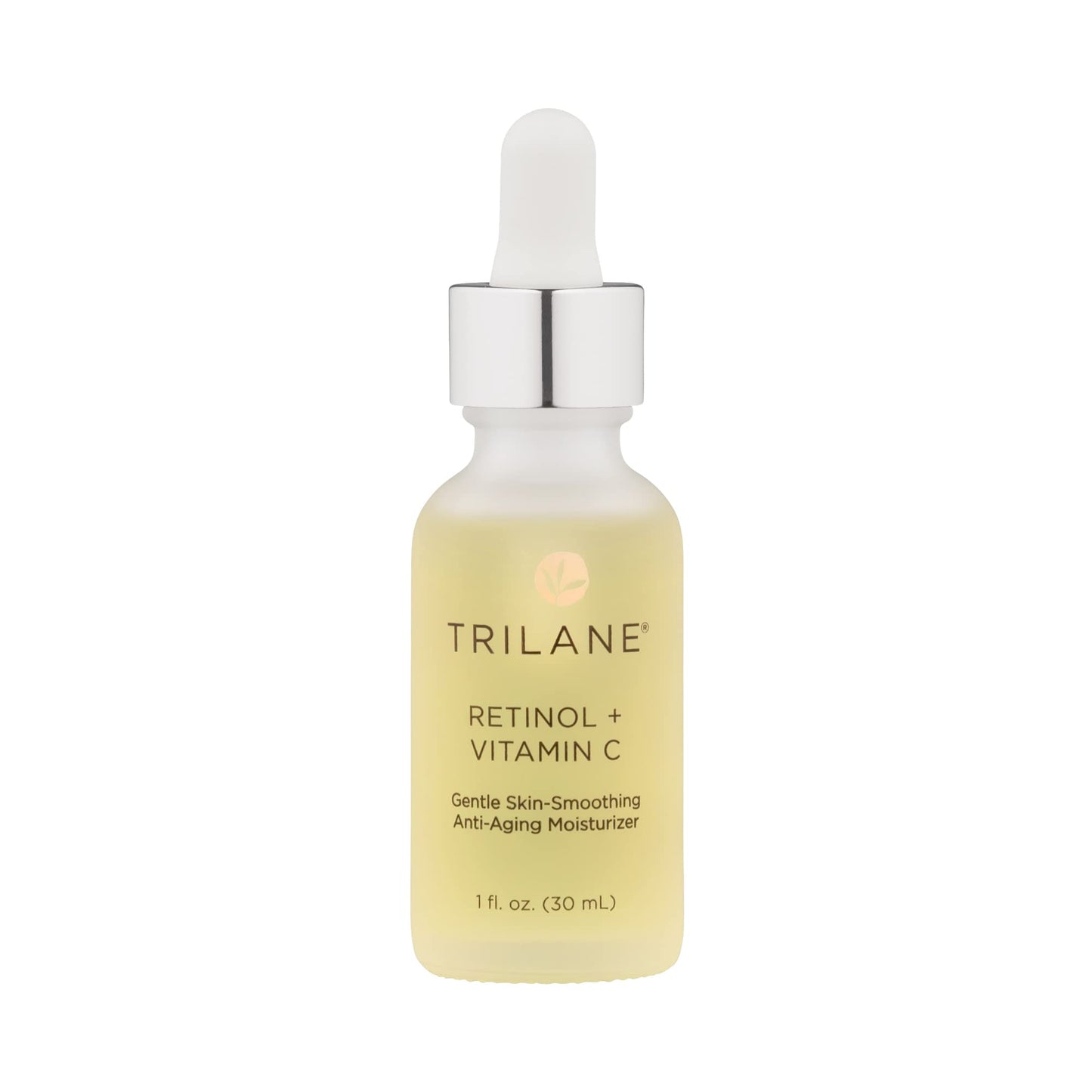 Trilane Retinol + Vitamin C with Squalane, Visibly Reduces the Signs of Aging for Softer, Smoother, More Radiant Skin with Zero Irritation, 1 fl. oz.