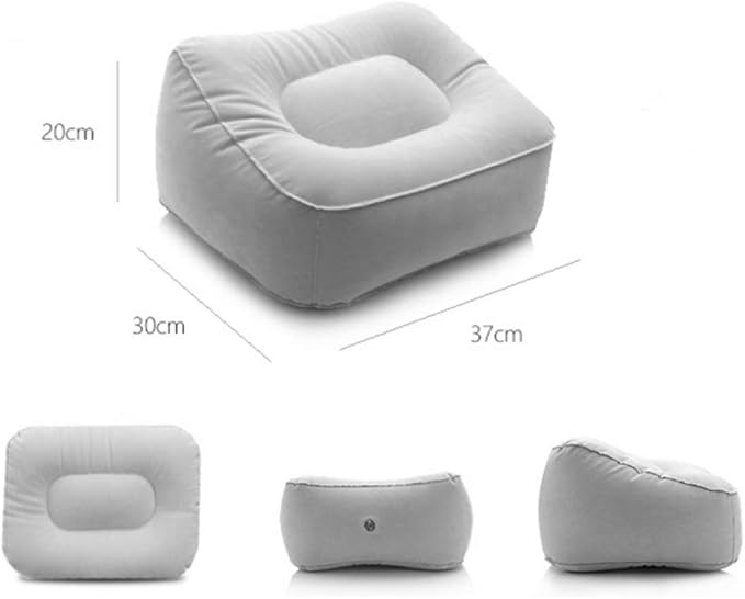 BESPORTBLE Foot Inflatable Travel Pillows for Airplanes Leg Rest Pillow Floor Mats for Car Pillow for Kids Inflatable Leg Rest Step Stool for Kids Kid Car Toddler Airplane Pillow Adjustable