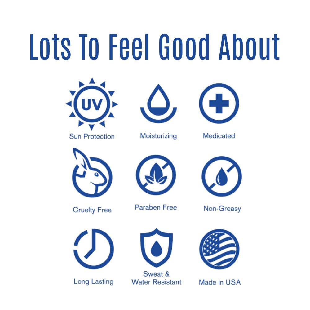 Dermatone Skin Protection Balm w/Zinc SPF 30 | Moisturizing Creme | Heals & Repairs Dry Skin | Advanved Therapy Lips and Face Repair| 2-Pack, 0.5 oz tins