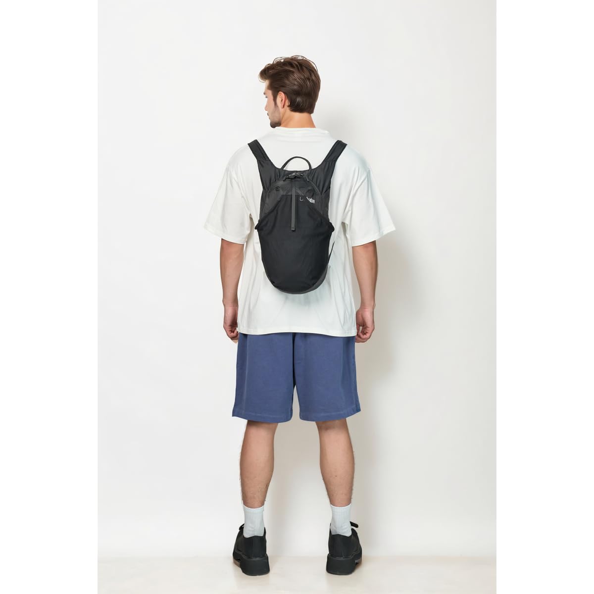 Ocbabe 15L Small Packable Lightweight Backpack Hiking Daypack Water Resistant Foldable Outdoor Camping Travel Bag for Women Men Black