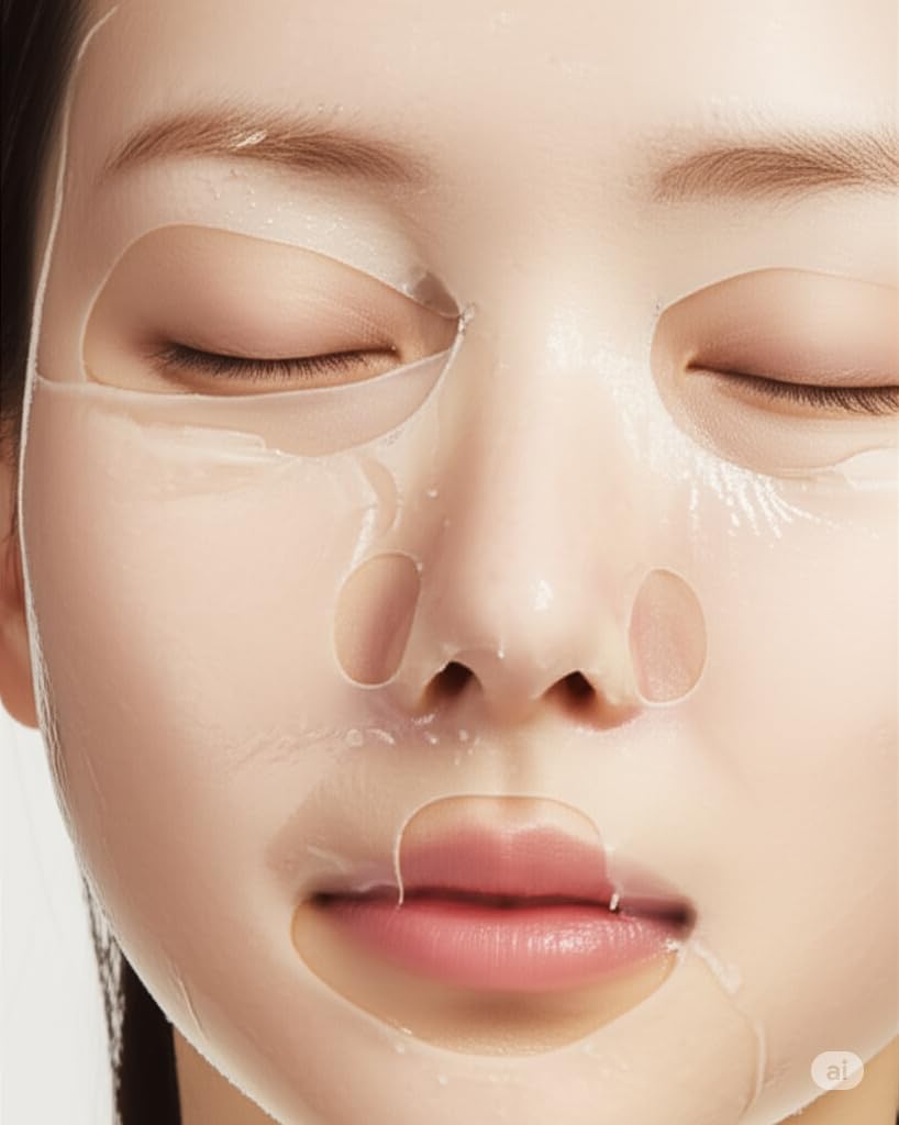 OZILUXE Bio-Collagen Overnight Hydrogel Mask 34g x4 | Korean Real Deep Face Mask for Hydration, Firming & Elasticity | Anti-Aging, Pore Minimizing, Glass Skin Effect | Safe for Sensitive Skin