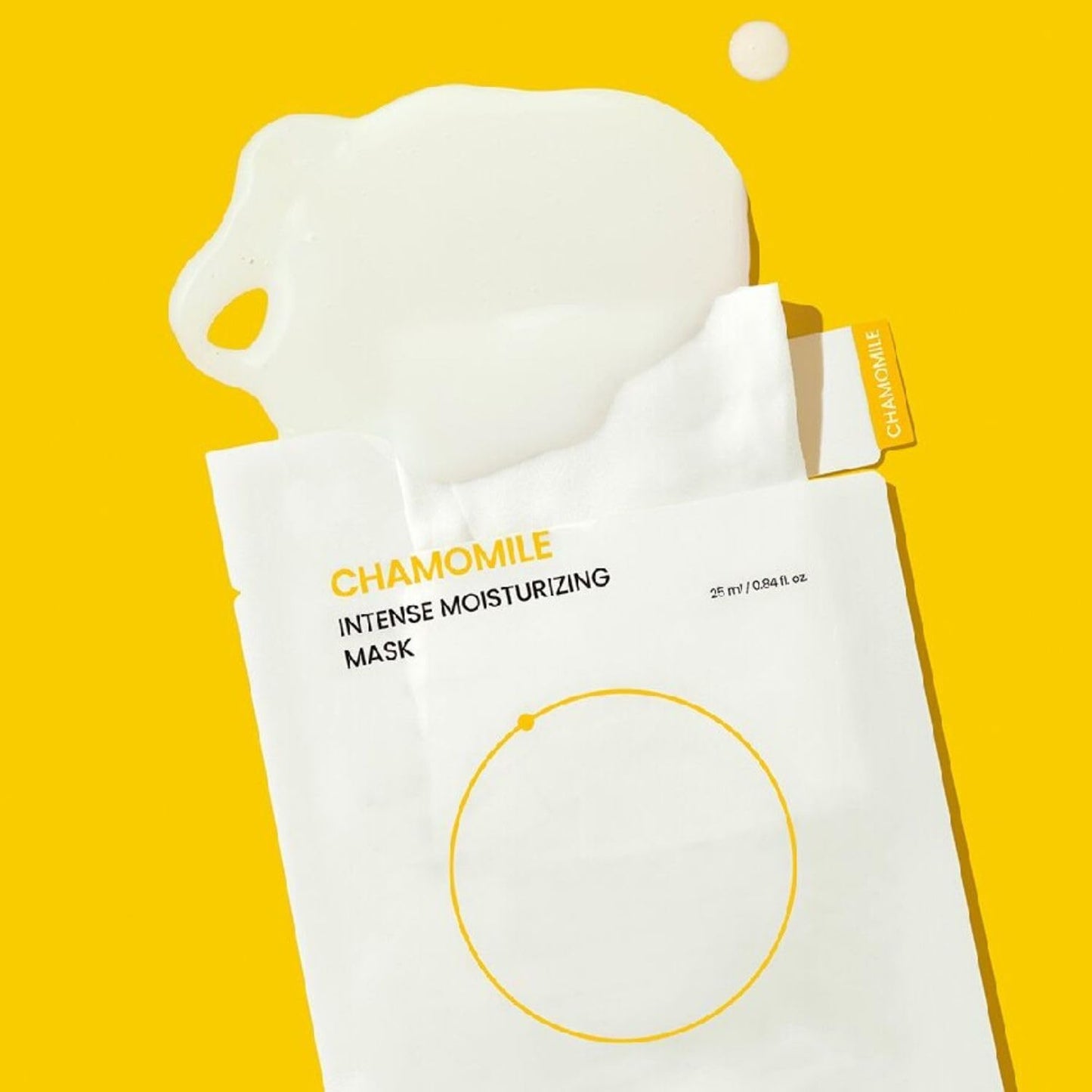 beplain Chamomile Intense Moisturizing Facial Mask, Hydrating & Soothing Sheet Mask for Sensitive, Dry Skin | Vegan | Elasticity Improvement | Fragrance-Free | Korean Skin Care | 5ea