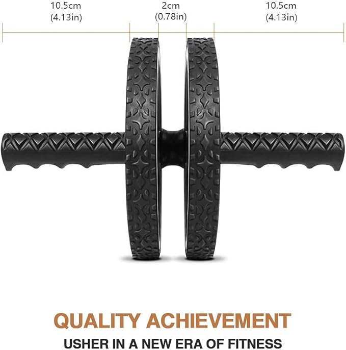 BLUERISE Ab Roller Wheel 2 Types Ab Roller No Noise Ab Wheel Easy to Assemble Home Workout Equipment Portable Abs Workout Equipment for Home