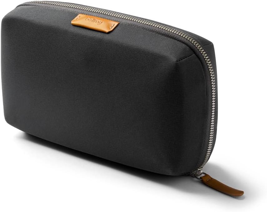 Bellroy Tech Kit (Tech Accessories Organizer Pouch, Zipper Closure, Stores Power Bank, Phone Charger, Cables & More) - Slate