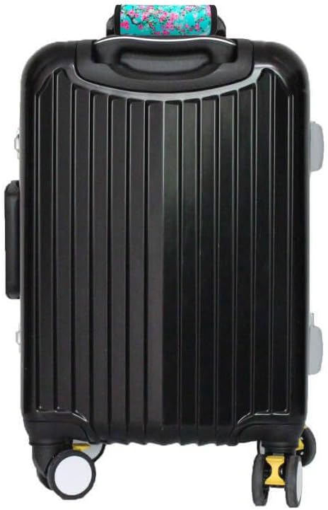 5 Pack Neoprene Luggage Handle Wraps Bright Luggage Tags/Identifiers/Marker/Grips Travel Accessories for Airplane/Flying/Luggage (Plum Blossom)