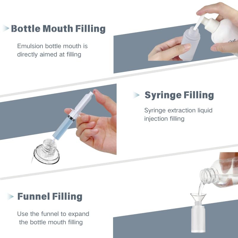 FaceBucks 1oz/30ml-Small Spray Bottle 360° Angle Work, Portable Refillable Leak Proof Travel Mini Spray Bottle.For Perfume Toner Hair spray Facial Moisturizing 【1oz/30ml-(Pack of 2) & Spary Bottle】