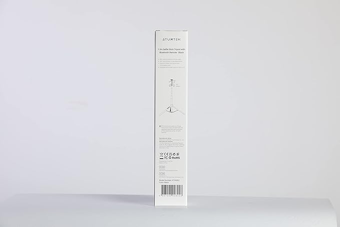 ATUMTEK 51" Selfie Stick Tripod, All in One Extendable Phone Tripod Stand with Bluetooth Remote 360° Rotation for iPhone and Android Phone Selfies, Video Recording, Vlogging, Live Streaming, Black