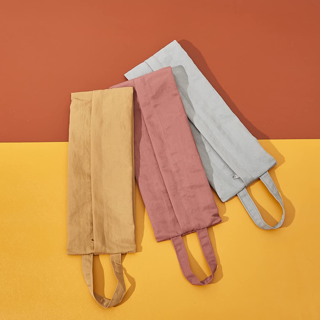 Kissvian Travel Packing Organizers, Portable Storage Bags for Socks, Panties, Cosmetics, Sundries, 3 Pieces