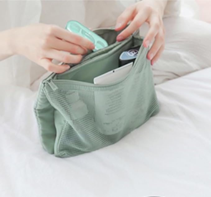 14 Packs Travel Dental Floss Pick Case, Holder, Come with 140pcs Premium QUALIALL Toothpick Flossers for Adults Teeth Cleaning, Sealed Portable Refillable, Green, Pink.