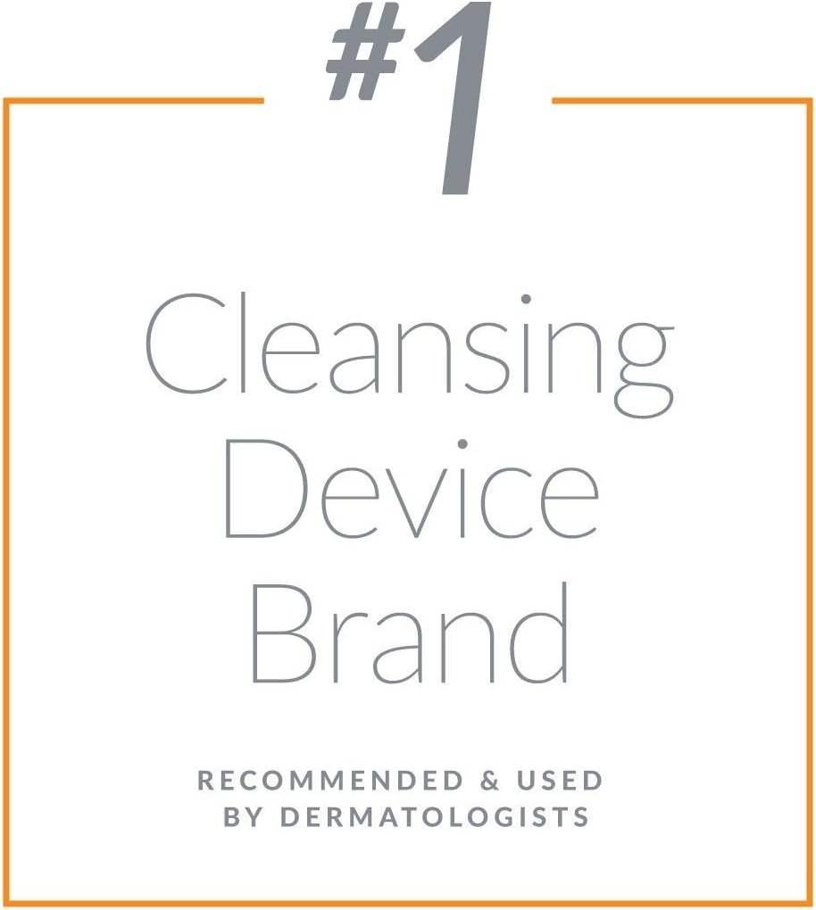 Clarisonic Deep Pore Facial Cleansing Brush Head Replacement for Mia 1, Mia 2, Mia Fit, Alpha Fit, Smart Profile Uplift and Alpha Fit X, 4 Count