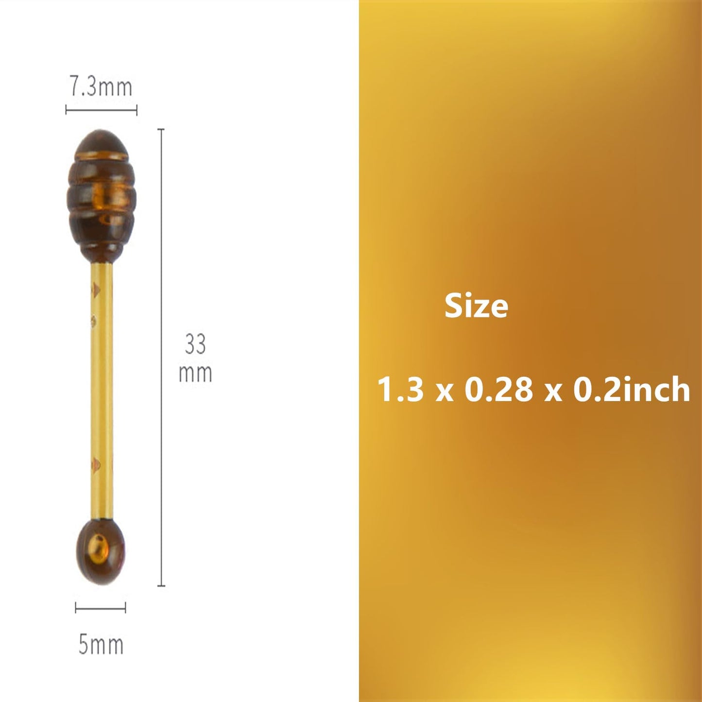 Lip Applicators Stick Lip Balm Applicator with Small White Box Plastics Lip Brush Stick Lip Mask Applicator Lip Balm Honey Jar (30)