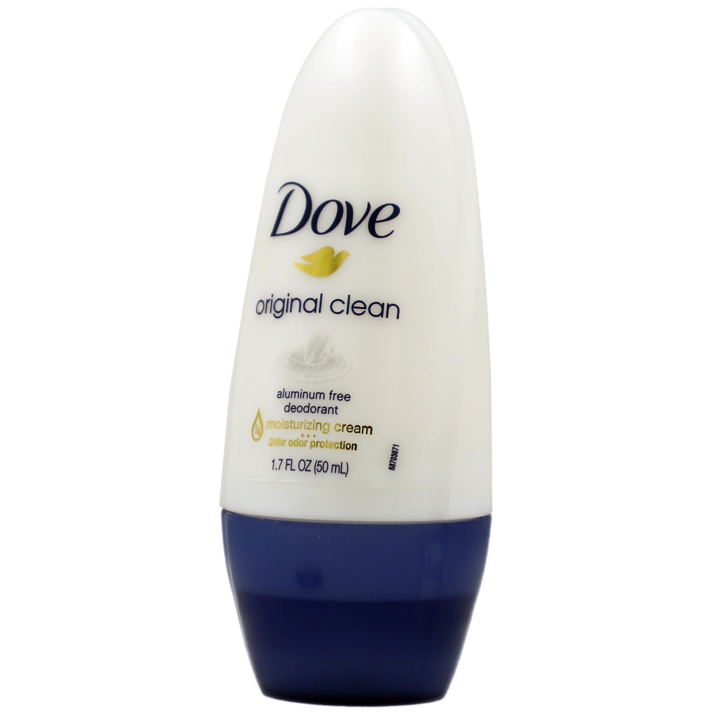 Dove Original Clean Roll On Deodorant, Aluminum Free, All Day Odor Protection, 4-Pack, 1.7 FL Oz Each, 4 Bottles