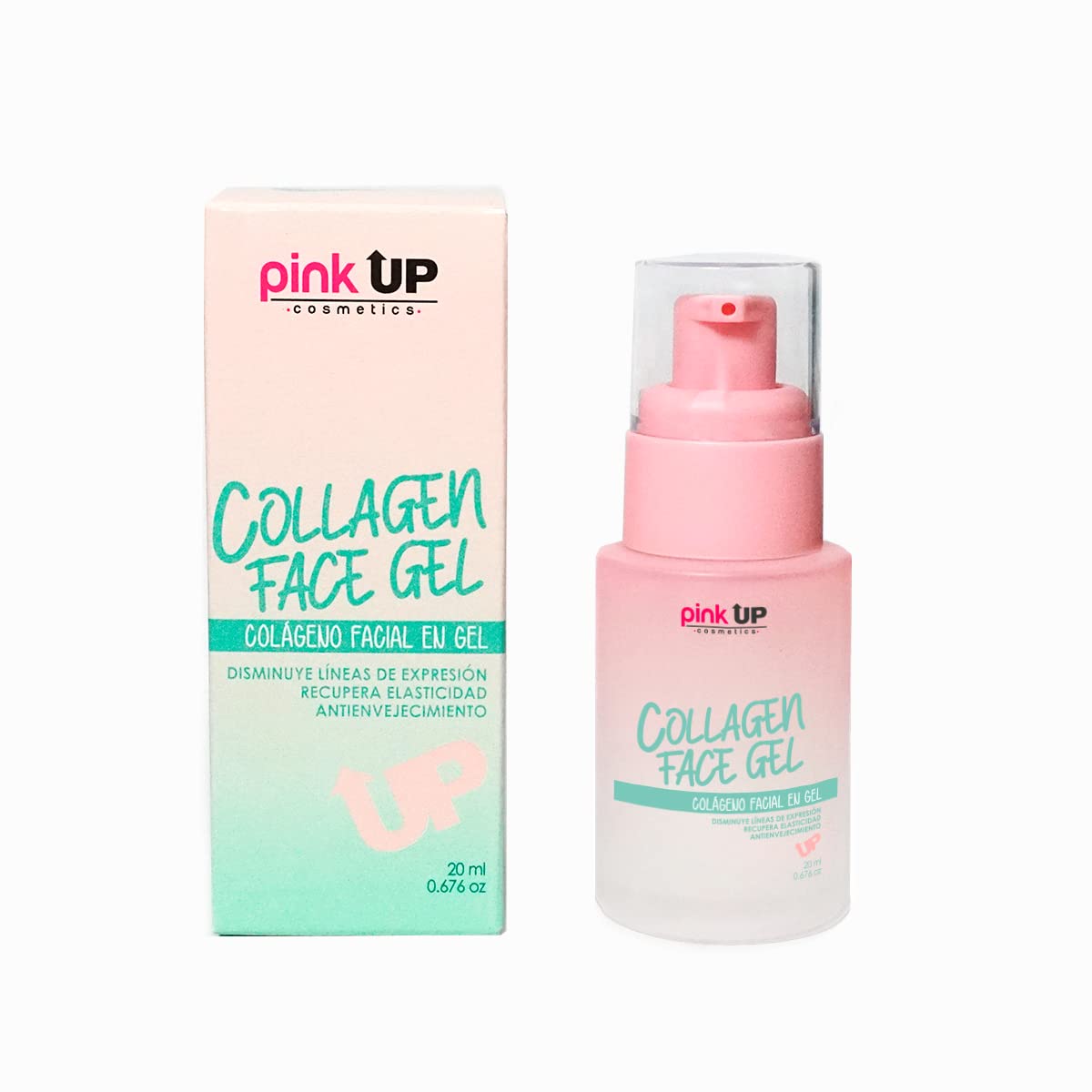 PINK UP Collagen Face Gel | Collagen Serum For Face | Reduces expression lines | Firms facial skin | Dalays the sings of aging | Maximum hydration | Model PKS09