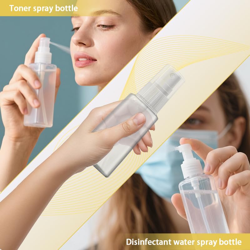 Hand Sanitizer Holder Keychain for Women 30ml Disinfectant Spray Bottle Keyring for Women Girls Refillable Travel Containers Mini Perfume Toner Spray Bottle Black Handbag Accessories