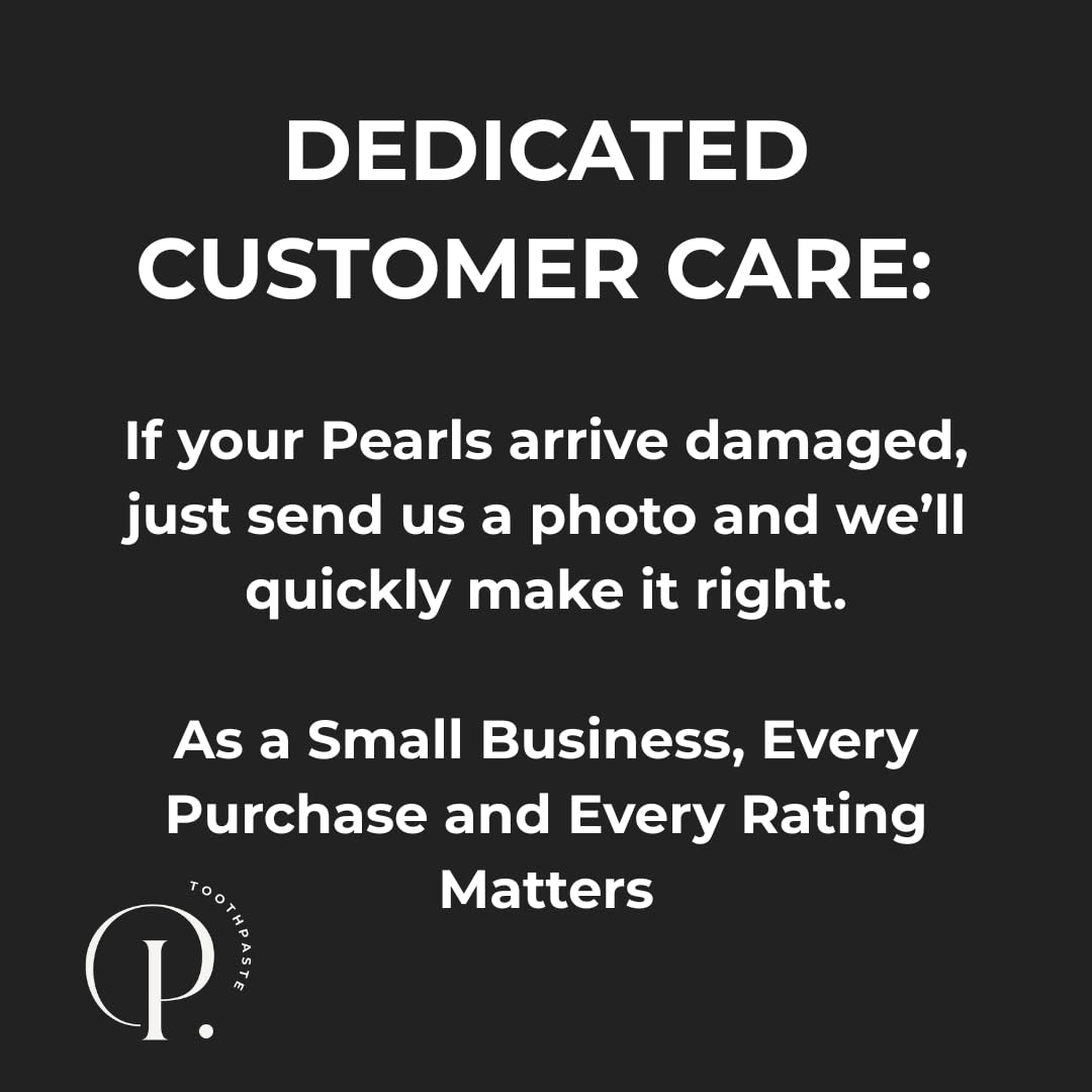 Starter Kit: The Pearl Jar & Fluoride Mint Toothpaste Tablets | Dentist Developed | Natural Whitening | TSA Approved | Reusable Packaging (Jar + 62 Tablets)