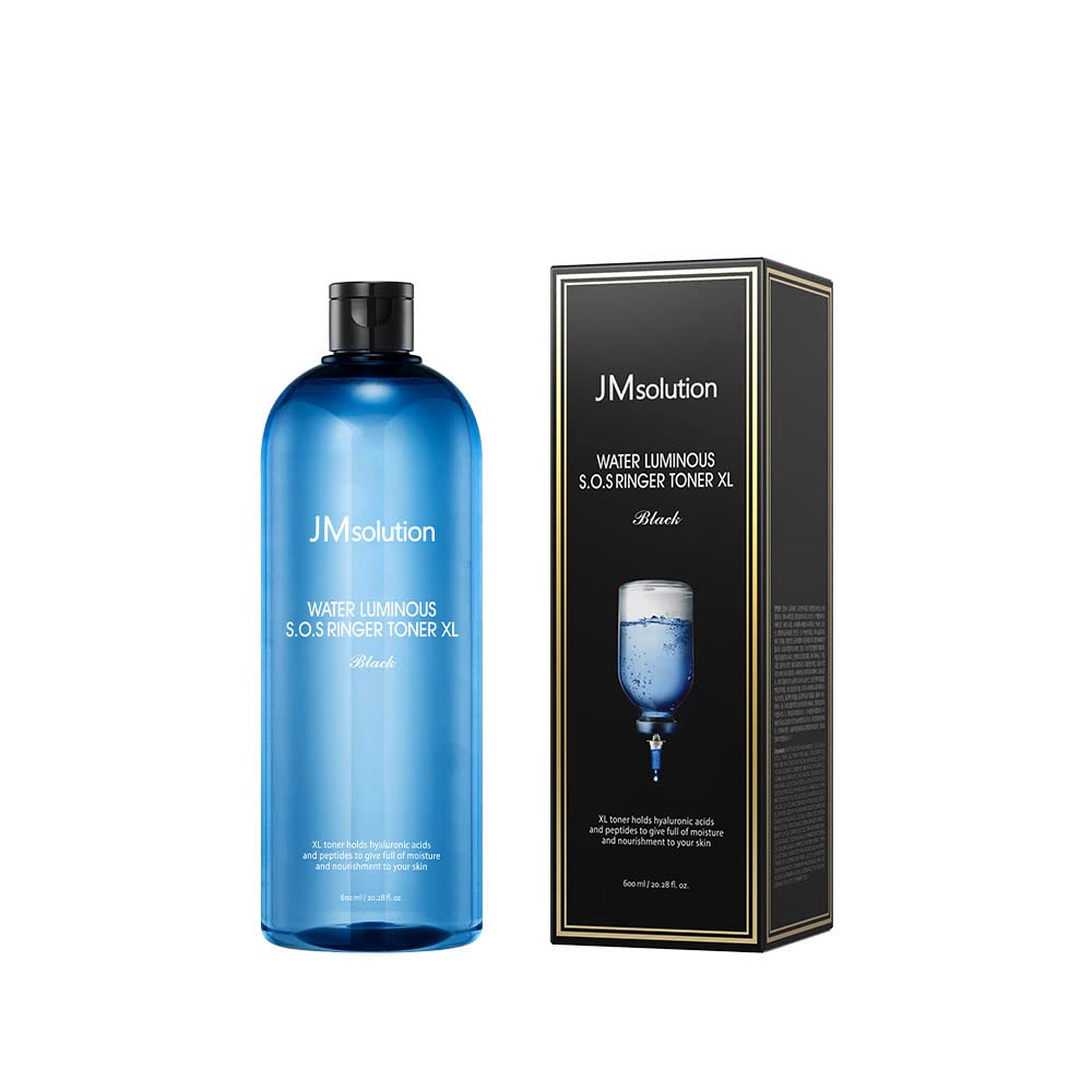 JMsolution Water Luminous Toner X Large 600ml (20.28floz) Black -Korea Skin Care Moisture