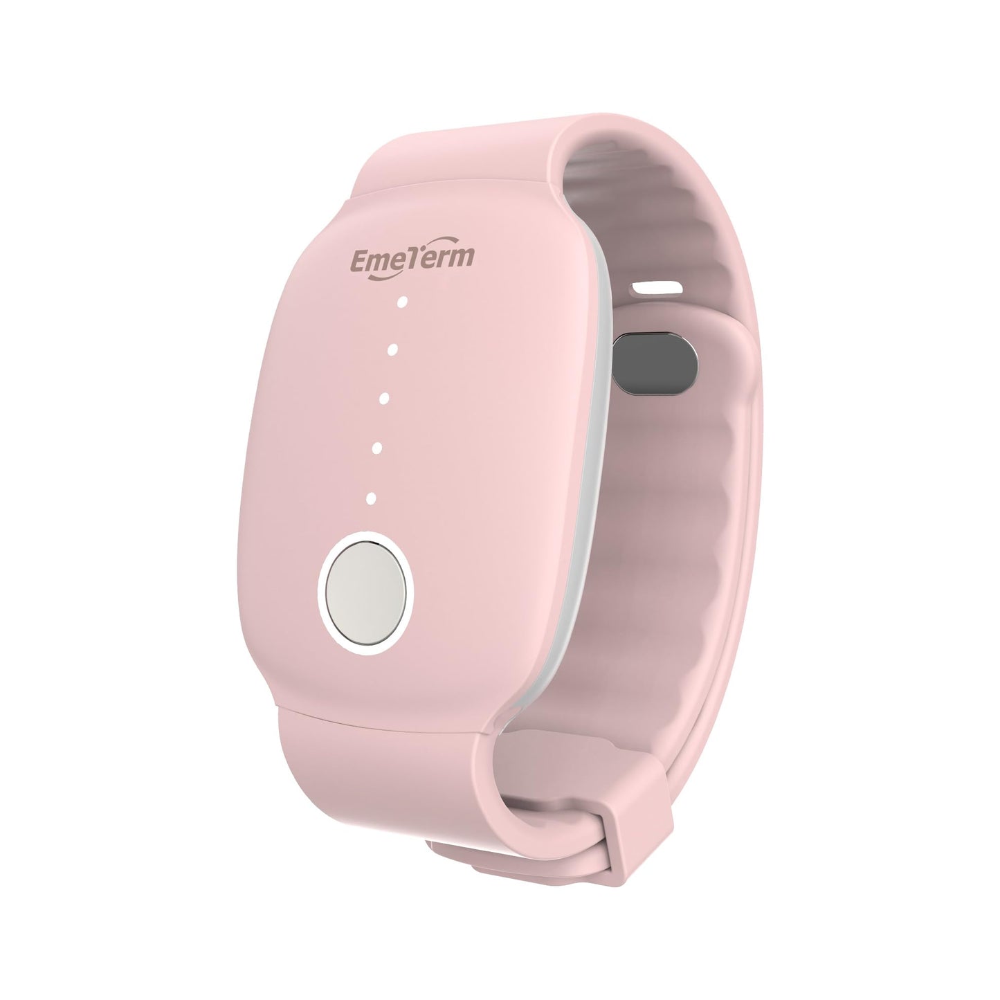 EmeTerm Fashion FDA-Cleared Relieve Nausea Electrode Stimulator Morning Sickness Motion Travel Sickness Vomit Relief Rechargeable No Gel Drug Free Wrist Bands Without Side Effects