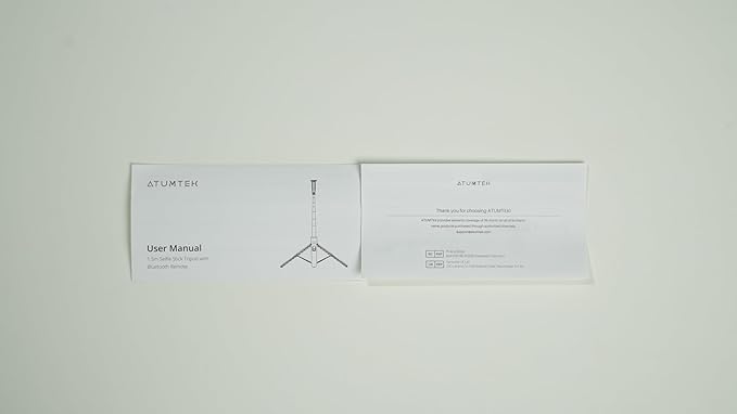 ATUMTEK 60" Selfie Stick Tripod, All in One Extendable Phone Tripod Stand with Bluetooth Remote 360° Rotation for iPhone and Android Phone Selfies, Video Recording, Vlogging, Live Streaming, White