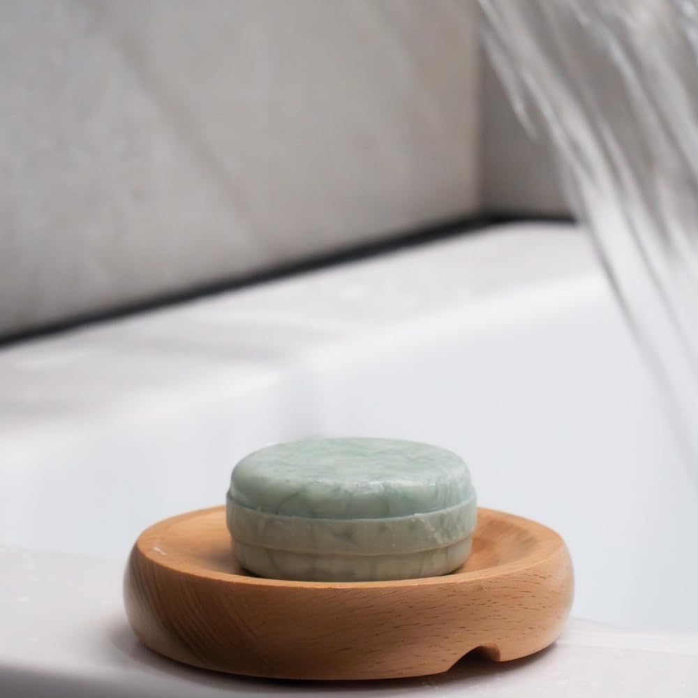 SHANZETAN pH-Balanced Shampoo Bars | Sulfate-Free, Paraben-Free | Deep Hydration with Natural Oils | Travel-Friendly & Long-Lasting | 02 Cozy Woodlands